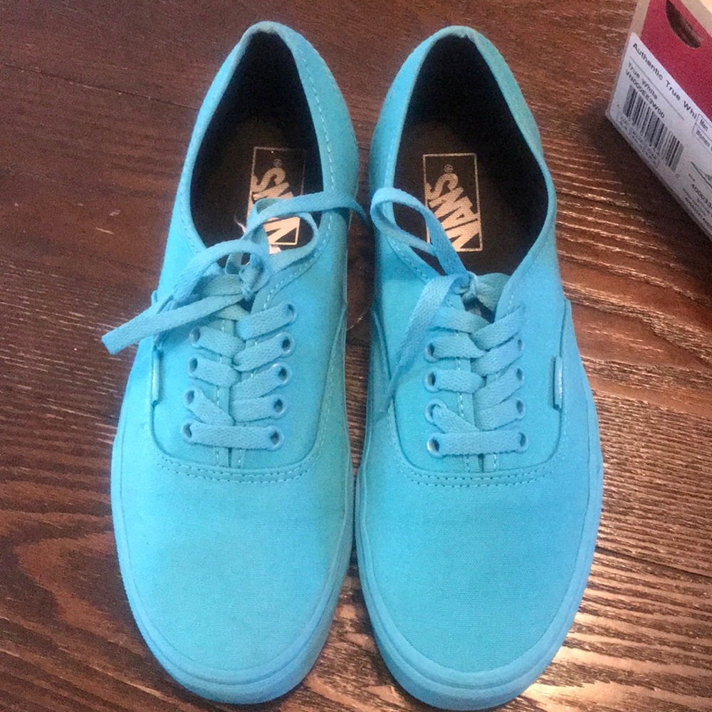 Turquoise vans